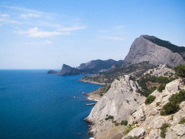 Kırım doğa, deniz ve dağlar