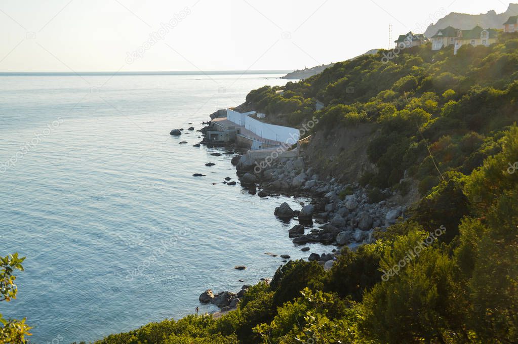 Crimean nature, sea and mountains
