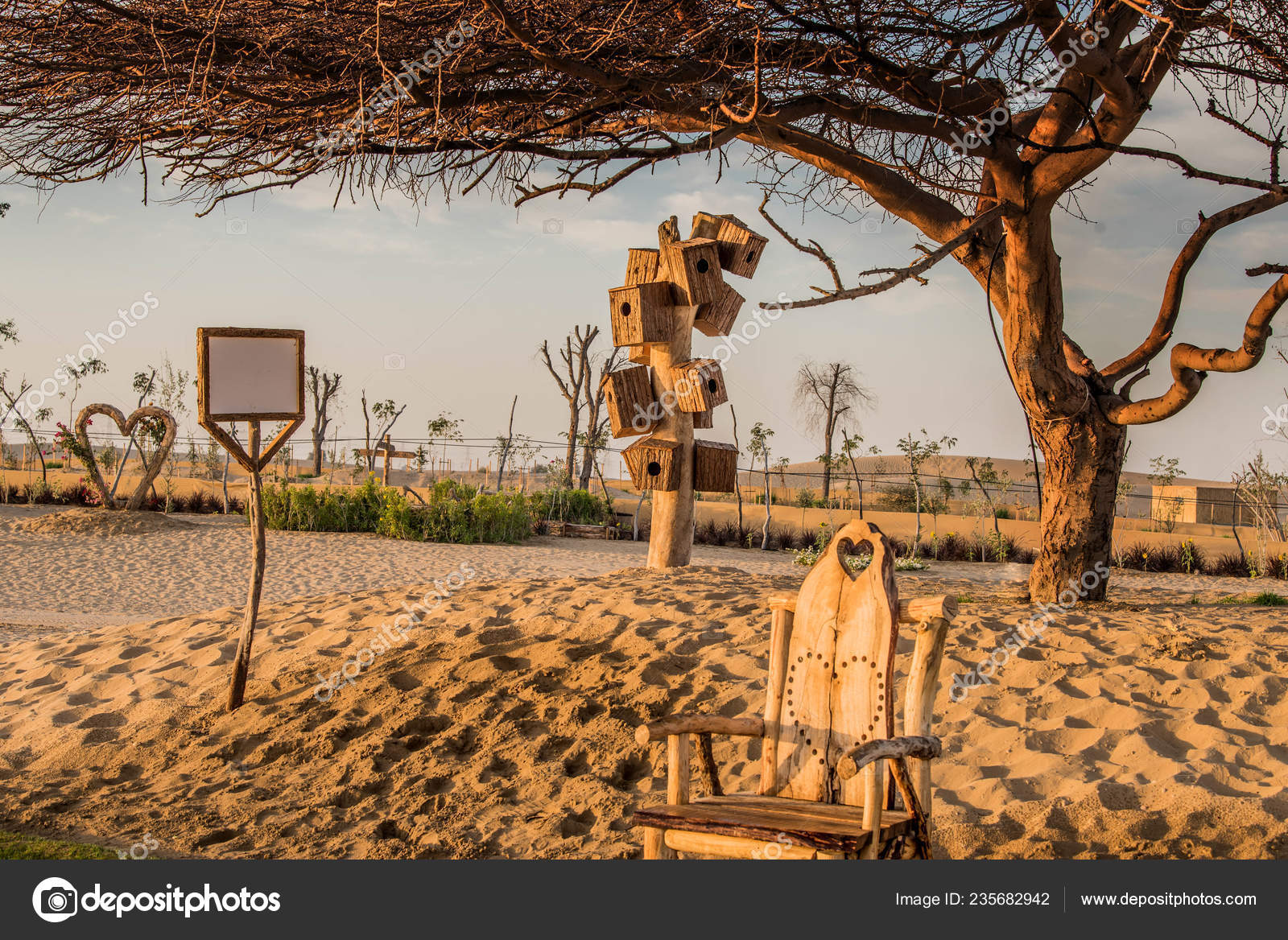 Barbeque Area Love Lakes Dubai New Tourist Destination Vicinity Qudra