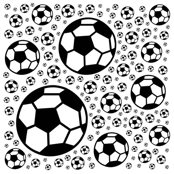 Fußball Muster — Stockvektor