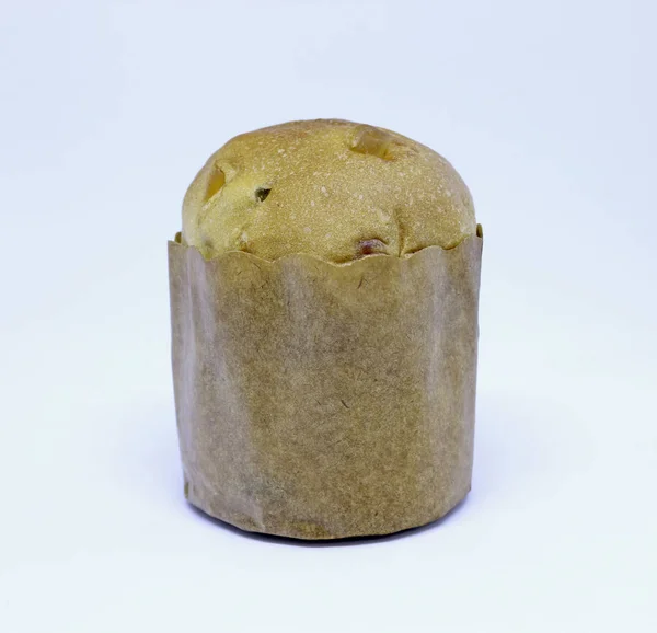 Вкусный Мини Панетон Изолирован — стоковое фото