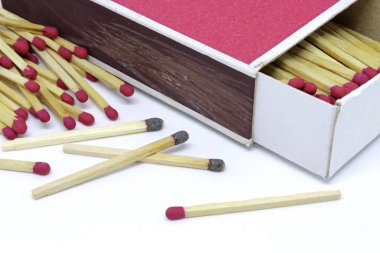 Kutu kibrit ve matchsticks