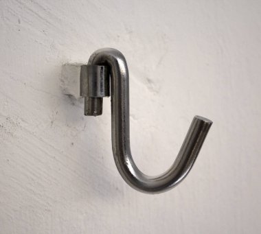 Kanca ayrıntıları, duvarda askı metal