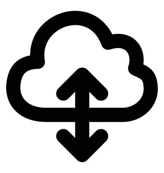 Copia Seguridad Nube También Conocida Como Copia Seguridad Línea — Archivo Imágenes Vectoriales