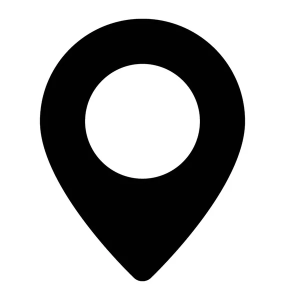 Znacznik Lokalizacji Aby Wskazać Dokładną Lokalizację Lub Adres Mapie — Wektor stockowy
