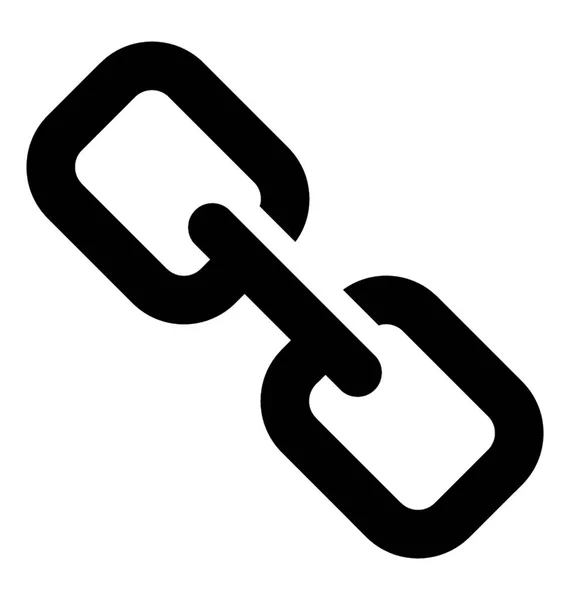 stock vector Coupling links of a chain are well depicting the idea of link icon