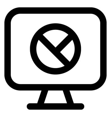 Bilgisayar grafikleri temsil eden grafik çalışma ile bir bilgisayar ekranı