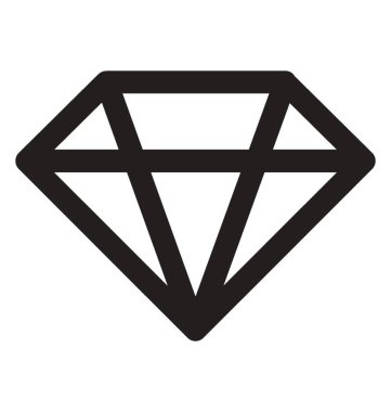 Aynı uzunlukta elmas simgesi oluşturan dört tarafı olan dörtlü bir şekil