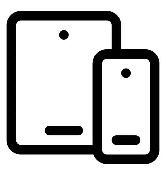 Téléphone Portable Une Icône Fabrication Tablette Pour Les Appareils Numériques — Image vectorielle