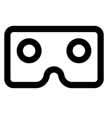 Akıllı gözlük sanal gerçeklik ortamında sembolik