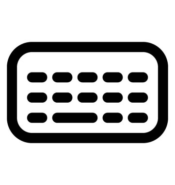 Bilgisayar donanım parçası yapmak tipik, klavye