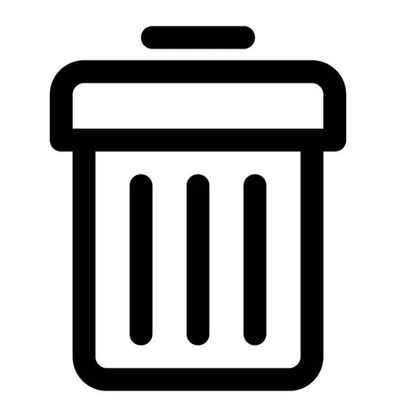 Ένα Σκουπίδι Μπορεί Ρίξει Σκουπίδια — Διανυσματικό Αρχείο