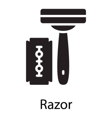 Vücudunda kıl koparma için jilet tasvir Bıçak aracıyla Emanet ustura 