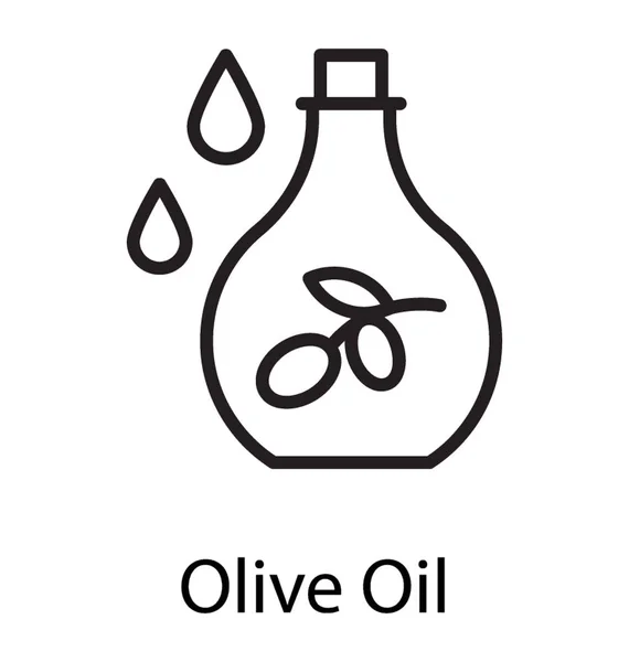 Producto Natural Orgánico Una Botella Que Representa Aceite Hierbas — Vector de stock