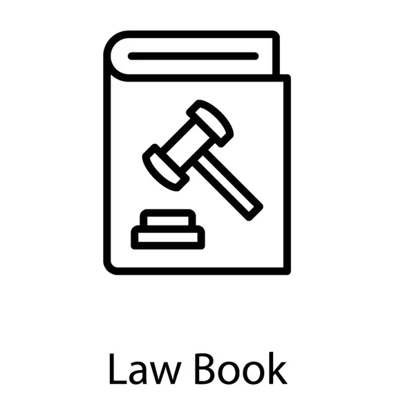 Buch Mit Logo Von Mellat Bietet Icon Für Law Book — Stockvektor