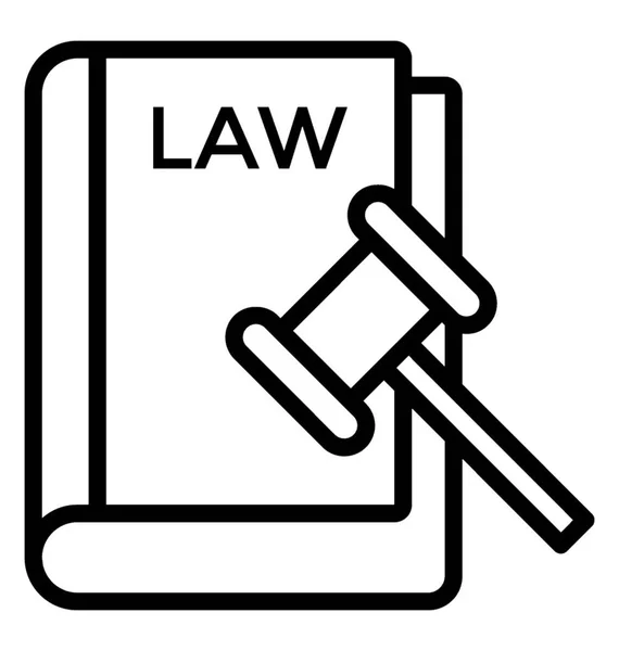 Buch Mit Logo Von Mellat Bietet Icon Für Law Book — Stockvektor