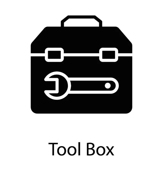 Poręczne Etui Lub Toolkit Dla Złota Rączka — Wektor stockowy