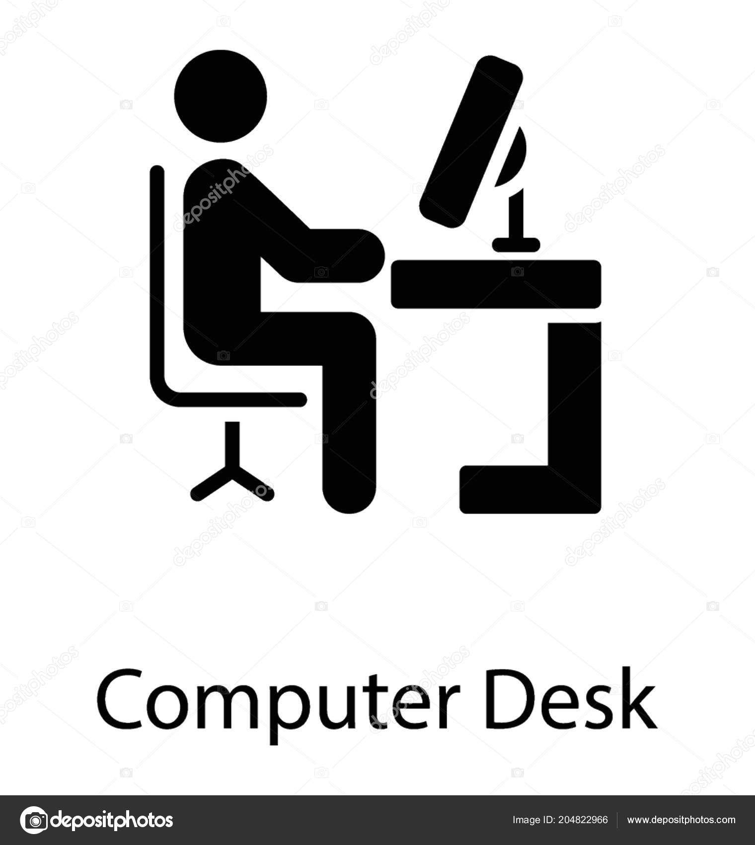 Pcon Person Sitting At Computer Person Sitting Chair Computer