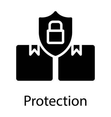 Lojistik güvenlik anlayışı sunmak için kilitli güvenlik kalkanı tarafından koruma sağlamak için kutuları 