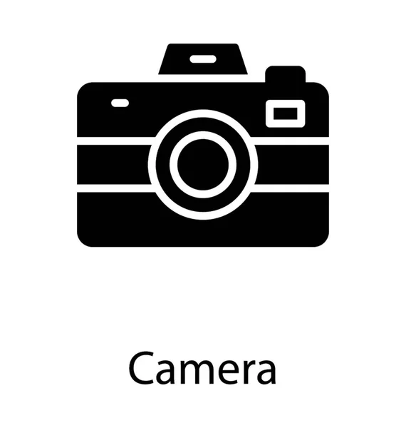 Icono Dispositivo Para Capturar Imágenes Llamado Cámara — Vector de stock