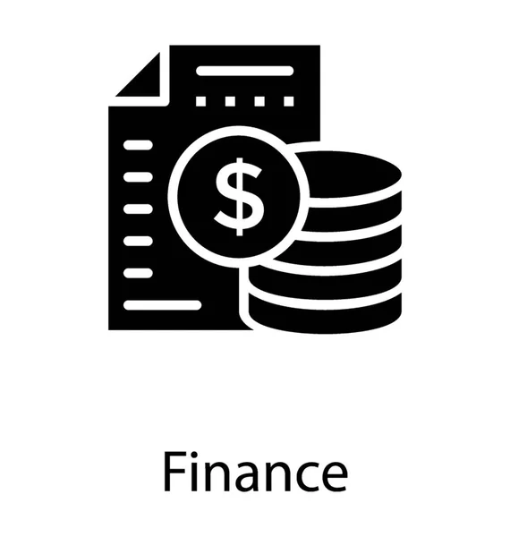 Empilement Dollars Avec Rôle Banque Concept Finance — Image vectorielle