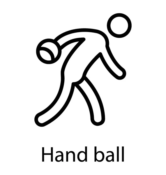 Stick man throwing a ball - Free sports icons