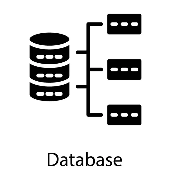 Hardware Geräte Symmetrie Datenbankkonzept Anzubieten — Stockvektor