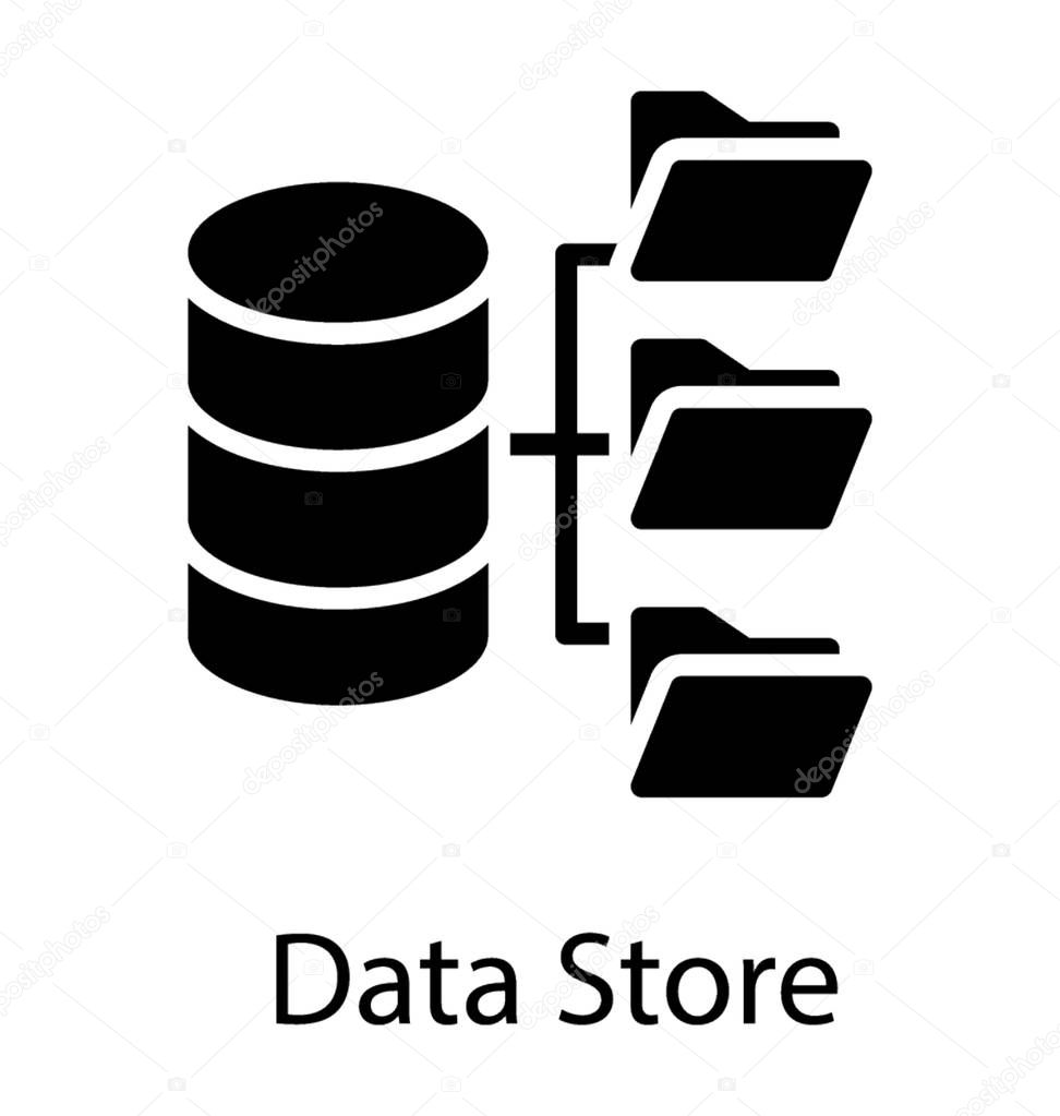 Network folder, shared folders on the network for data storage 