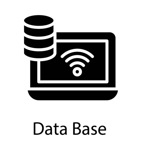 Server Connessi Server Client Con Hotspot — Vettoriale Stock