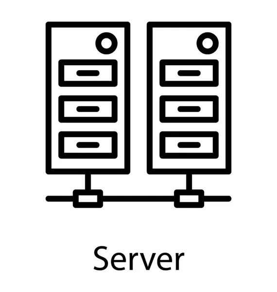 Sistema Administración Bases Datos Servidor Sql — Vector de stock