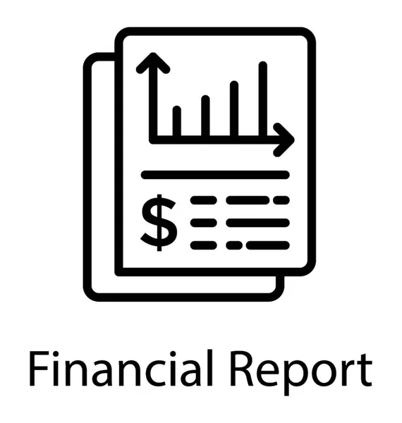 Análise Estatística Com Sinal Dólar Denotando Relatório Financeiro Análise Estatística — Vetor de Stock
