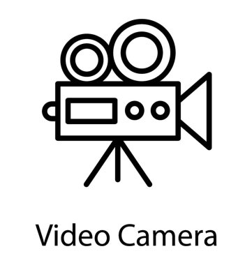 Profesyonel bir fotoğraf video işlemi gösteren lens ile stand 