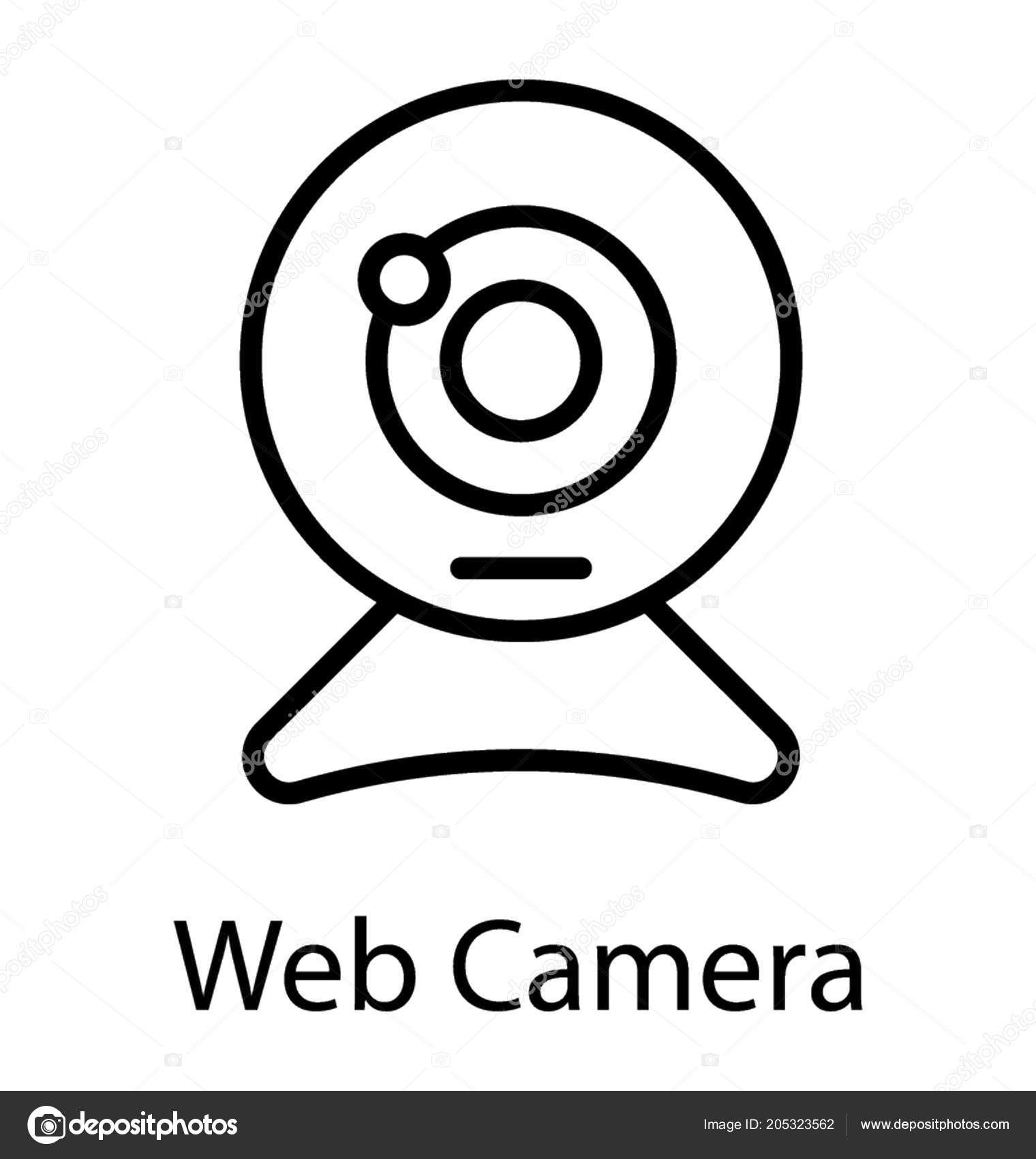Computer Camera cam Video Calling Stock Vector by ©prosymbols 205323562