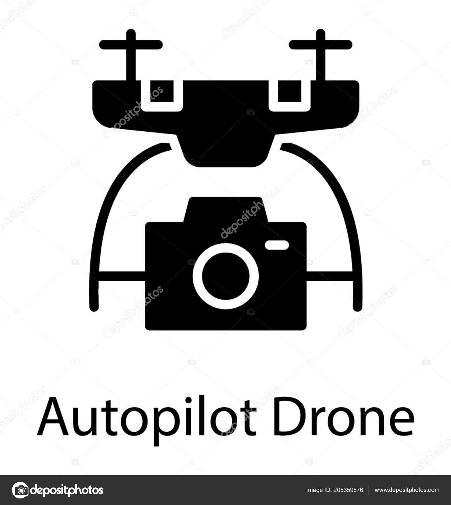 Front View Remote Aerial Drone Camera Taking Photograph Video Recording