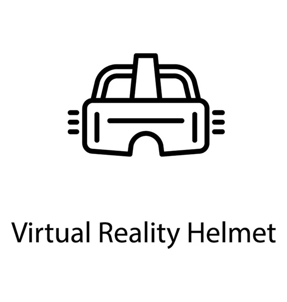 Óculos Inteligentes Simbólicos Ambiente Realidade Virtual —  Vetores de Stock