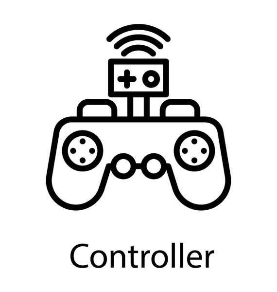 Controlador console jogos estilo desenho animado recorte de