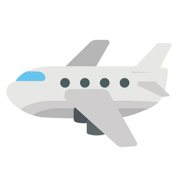 Una Nave Voladora Vuelo Aquí Para Icono Del Avión — Vector de stock