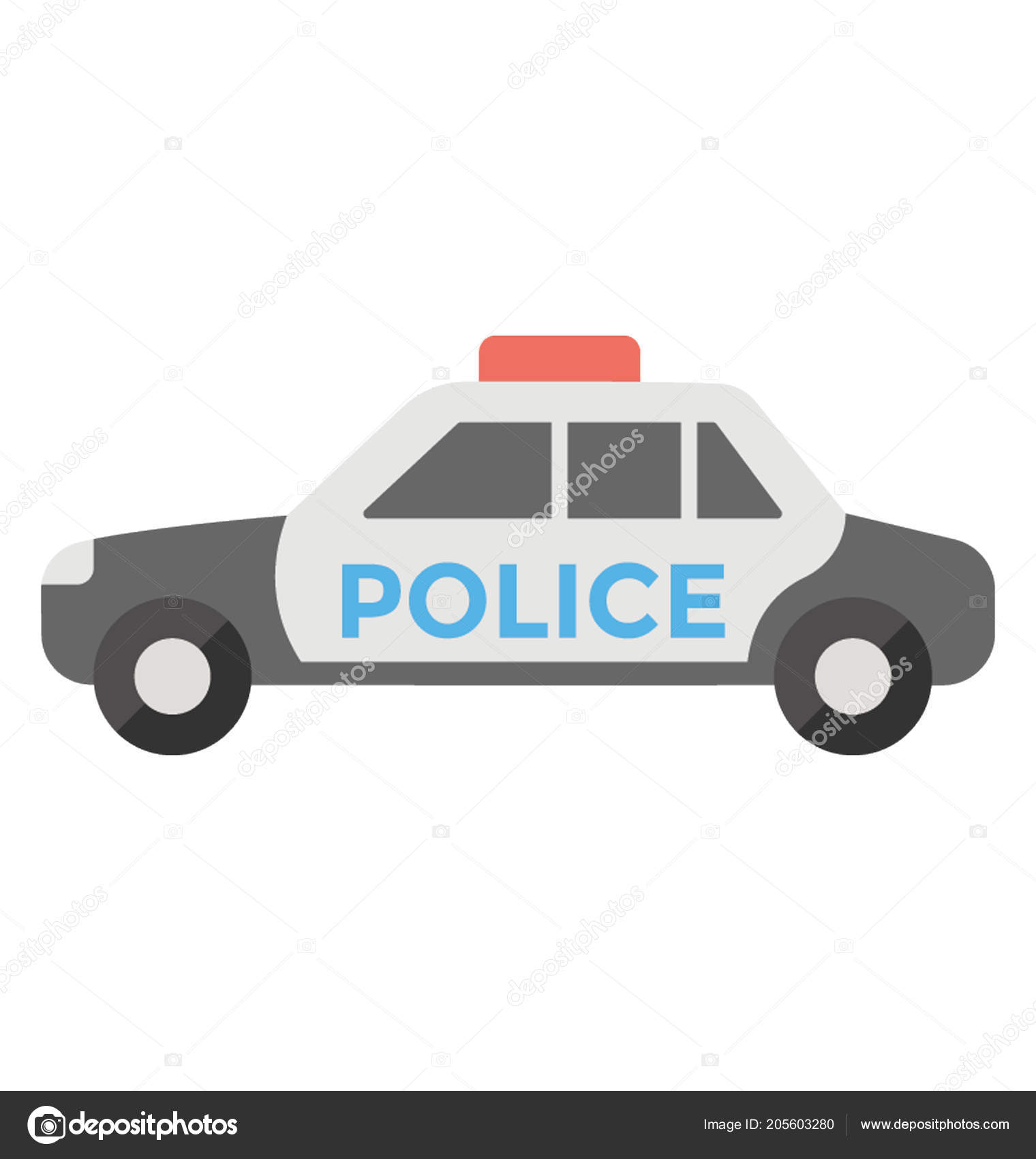これは 警官の車 それに書かれた警察非常灯 サイレンが付いている車 ストックベクター C Prosymbols これは 警官の車 それに書かれた警察非常灯 サイレンが付いている車 ストックベクター C Prosymbols