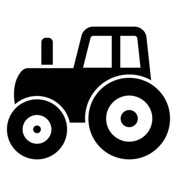 Vintage motor ön taşıma tarım, bu traktör simge yoktur