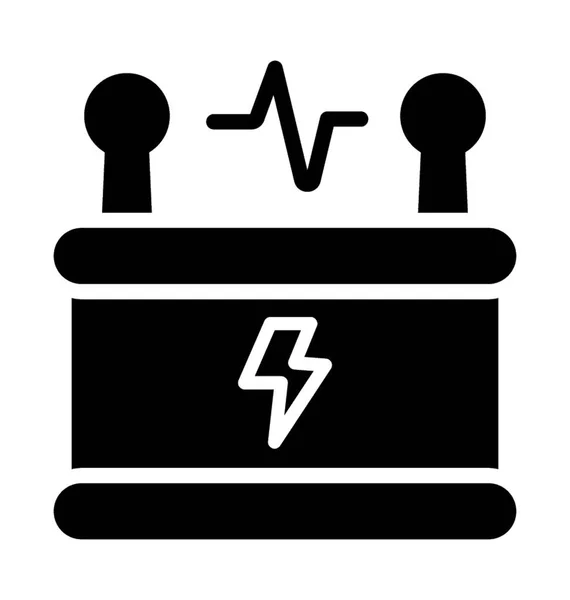 Una Batteria Ricaricabile Automobili — Vettoriale Stock