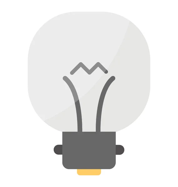 灯泡平面设计创新理念 — 图库矢量图片