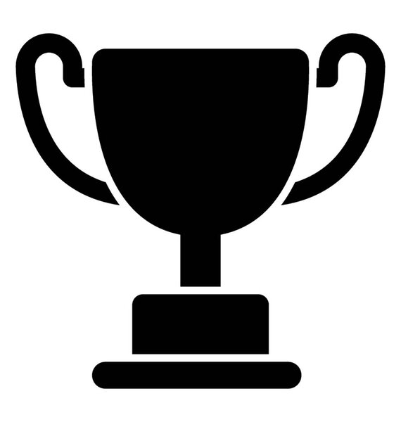 A golden prize cup representing trophy for winner
