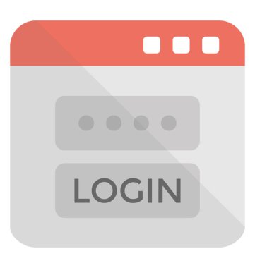 Kullanıcı girişi tasvir yetkilendirme ekran web penceresiyle 