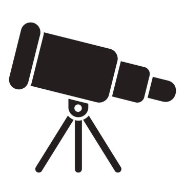 Sağduyulu objektif bir stand üzerine teleskopu uzak nesneleri görmek için tasvir sahip bir aygıt 