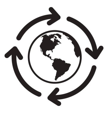 Küre küresel kalkınma karakterize ortada olan işlem tersine çevrilebilir okları 