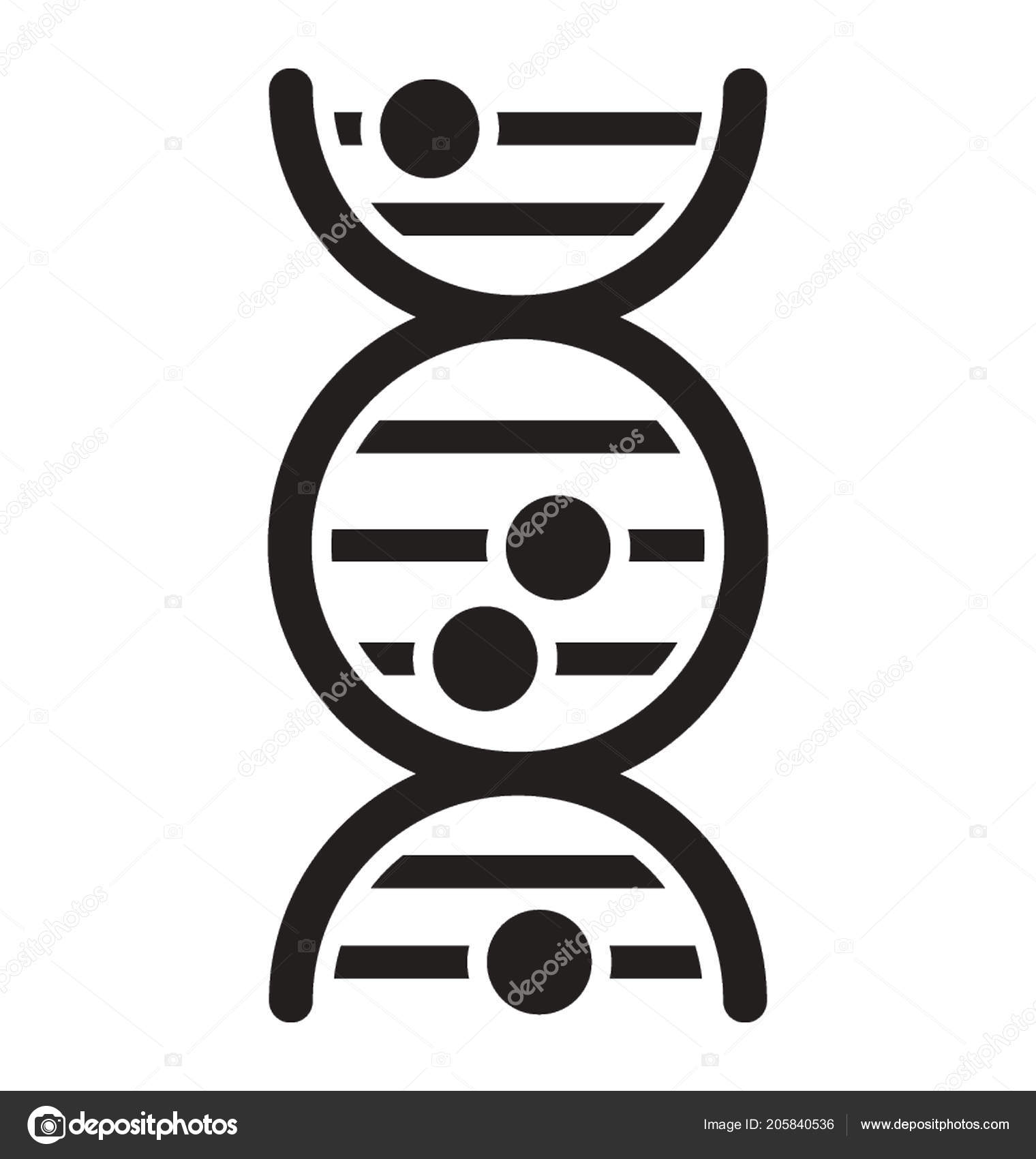 Strand Ribbon Shape Different Atoms Liken Things Symbolizing Dna Stock ...