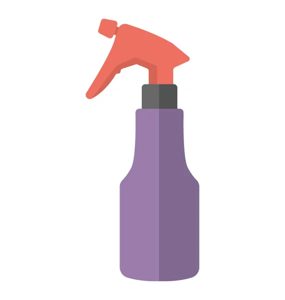 Flasche Mit Abzugsdeckel Präsentiert Friseursprayflasche — Stockvektor
