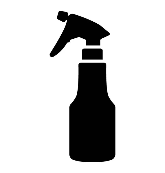 Bottle Trigger Lid Showcasing Barber Spray Bottle — Stock Vector