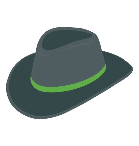 一个德州头饰塑造的帽子图标 — 图库矢量图片