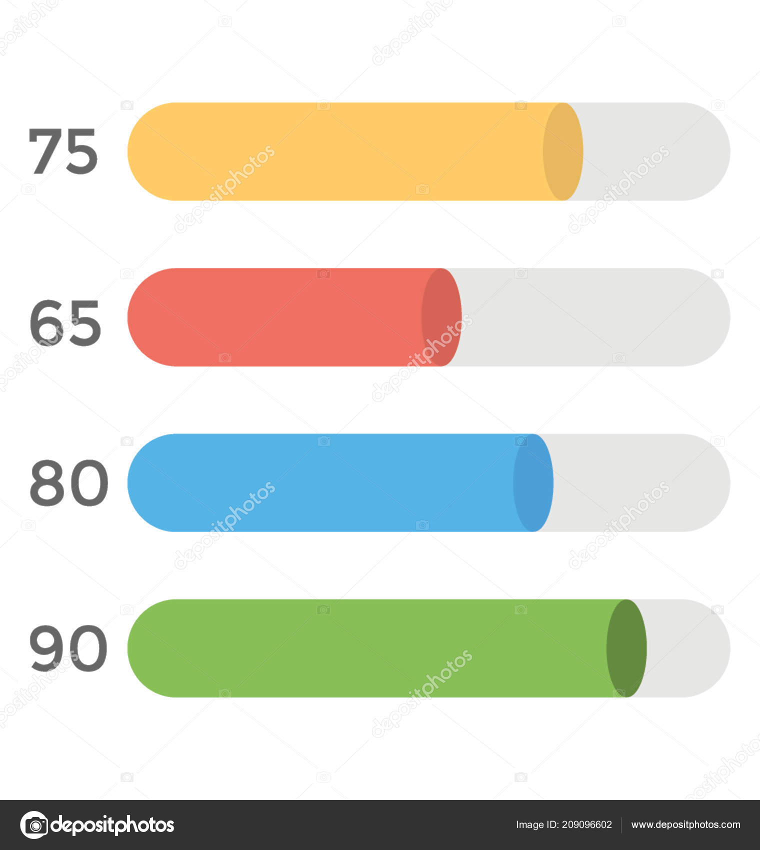 Gantt Chart Vector